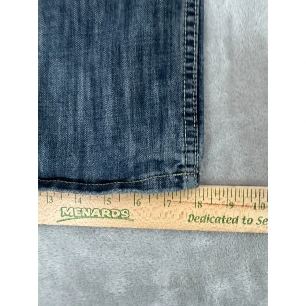 Levis 505 Jeans Boys 28x30 16 Regular Youth Blue Straight Dark Wash‎ Stained